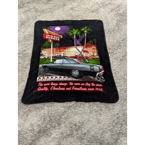 IN-N-OUT Burger Throw Blanket 2010 Hatch 10 American Muscle Car Size 57x45 RARE